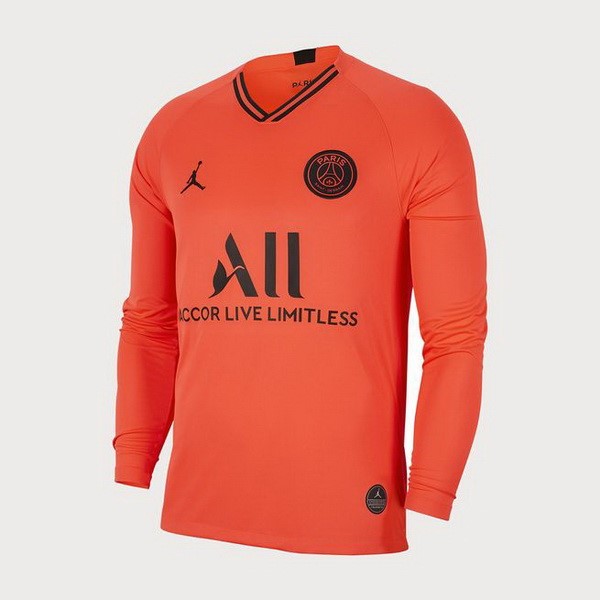 Maillot Football Paris Saint Germain Exterieur ML 2019-20 Orange